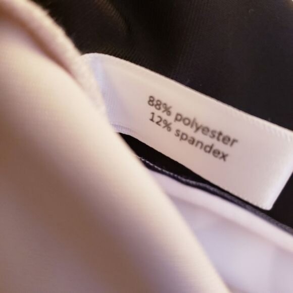 Eloquii Striped Peplum Hem Black and White Knee Length Skirt Size 20 EUC - Picture 9 of 9